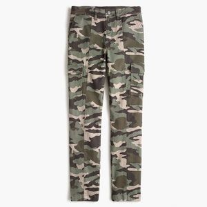 J. Crew Tall Vintage straight cargo pant camo 27T